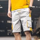 Colored Panel Cargo Shorts