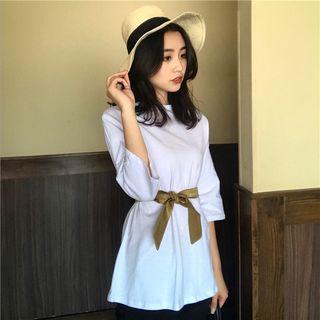 Short-sleeve T-shirt With Tie