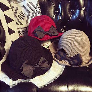 Bow Knit Bucket Hat
