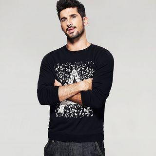 Alphabet Print Sweatshirt
