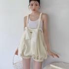 Spaghetti Strap Bow Romper