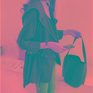Hooded Button-up Trench Jacket