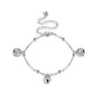 Fashion Simple Lantern Anklet Silver - One Size
