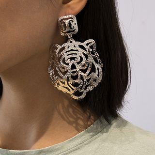 Alloy Tiger Dangle Earring
