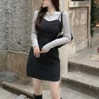 Sleeveless Leopard Dress / Long-sleeve T-shirt