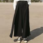 Flap Wide-leg Pants