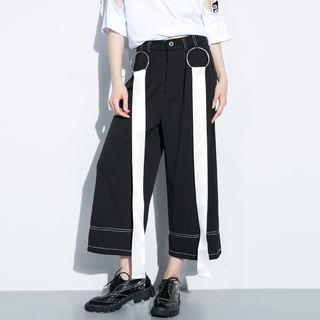Ring Strap Wide-leg Pants