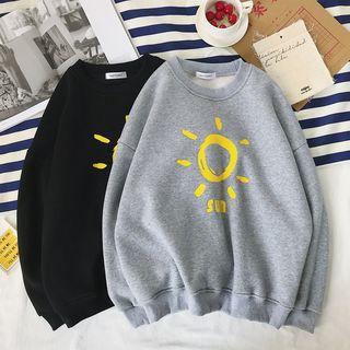 Sun Print Boxy Pullover