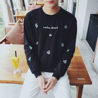Cactus Embroidered Sweatshirt