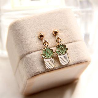 Plant Dangle Earring