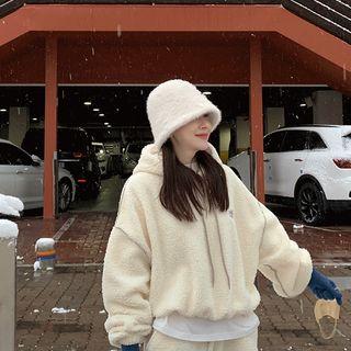 Sherpa-fleece Waistband Hoodie