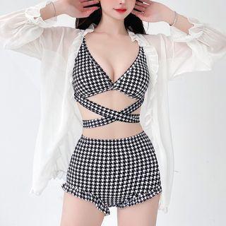 Houndstooth Bikini / Cover-up / Set