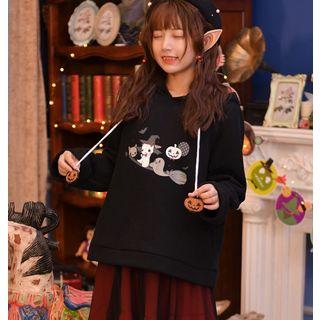 Halloween Print Hoodie