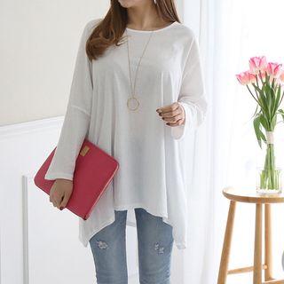 Long-sleeve Over-fit T-shirt
