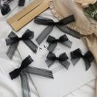 Mesh Ribbon Hair Clip / Hair Tie (various Designs)