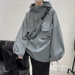 Cargo Hooded Pullover Jacket