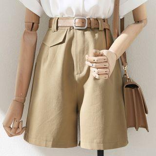 High-waist Wide-leg  Shorts