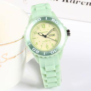 Fluorescent Silicone Strap Watch