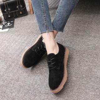 Faux Suede Desert Shoes