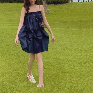 Ruched Bandeau Dress