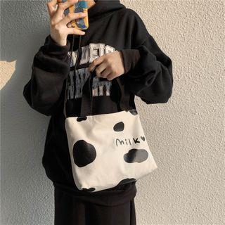 Canvas Mini Crossbody Bag Fcf1914 - Black - One Size