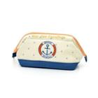 Anchor Embroidered Makeup Pouch