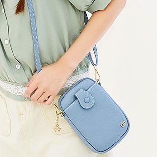 Plain Zip Crossbody Pouch