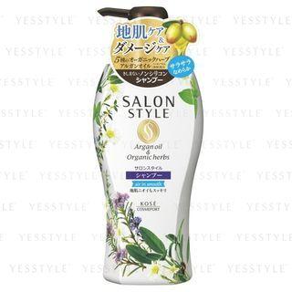 Kose - Salon Style Air In Smooth Shampoo (argan Oil & Organic Herbs) 500ml