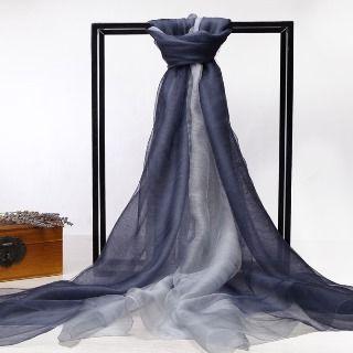 Gradient Silk Scarf