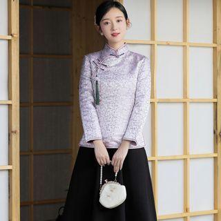 Traditional Chinese Long-sleeve Tasselled Top / Skirt / Set