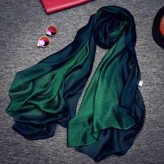 Gradient Print Shawl