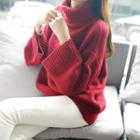 Turtleneck Bell Sleeve Sweater