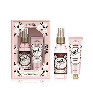 Beyond - Rose Silk-bouquet Mist And Cream Set 2pcs