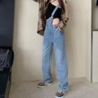Suspender Loose Fit Jeans