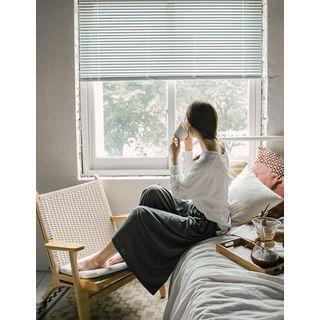 Band-waist Flared Culottes