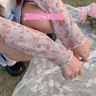Floral Top Pink Floral - White - One Size