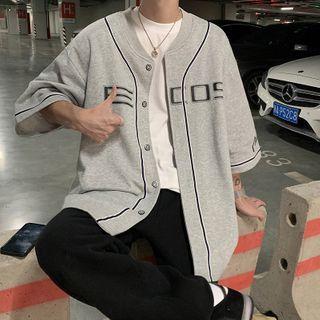 Short-sleeve Lettering Jacket