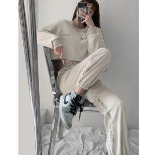Drawstring High-waist Loose Harem Pants