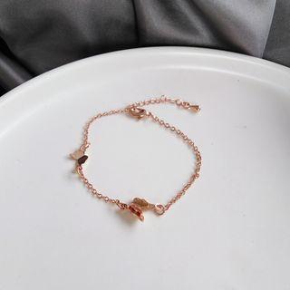 Alloy Butterfly Bracelet 1 Pc - As Shown In Figure - One Size