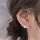 Cross Spiral Earring
