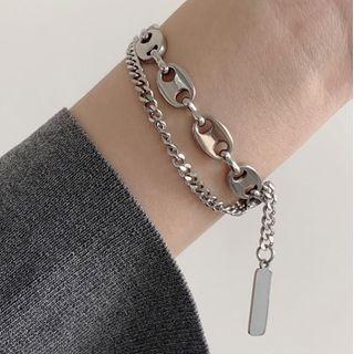 Stainless Steel Layered Choker / Bracelet