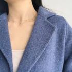 925 Sterling Silver Metal Bead Necklace L116 - Necklace - Gold - One Size