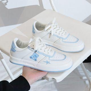 Cartoon Lace Up Sneakers