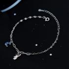 Astronaut Pendant Sterling Silver Bracelet Silver - One Size