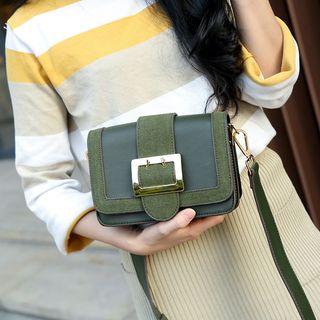 Flap Buckle Grommet-strap Cross Bag