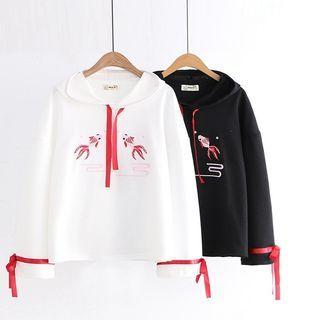 Goldfish Embroidered Hoodie