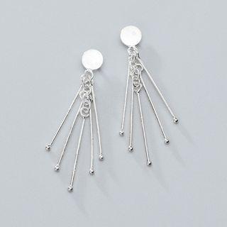 925 Sterling Silver Drop Earring 1 Pair - S925 Silver - As Shown In Figure - One Size