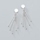925 Sterling Silver Drop Earring 1 Pair - S925 Silver - As Shown In Figure - One Size