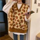 Leopard Vest / Long-sleeve T-shirt