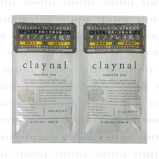 Jps Labo - Claynal Smooth Spa Shampoo & Treatment Trial Set 10ml X 2